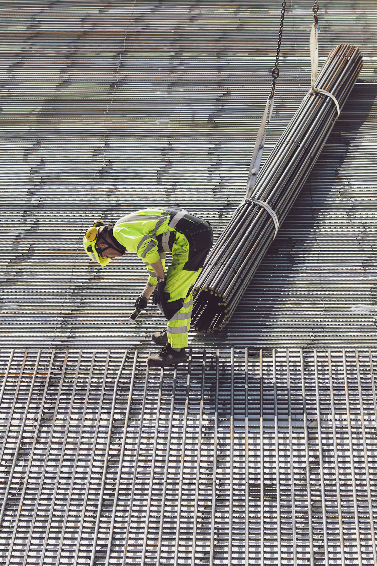 Worker on a construction site